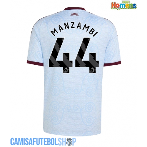 Camisa de time de futebol Aston Villa Johan Manzambi #44 Replicas 3º Equipamento 2026-27 Manga Curta